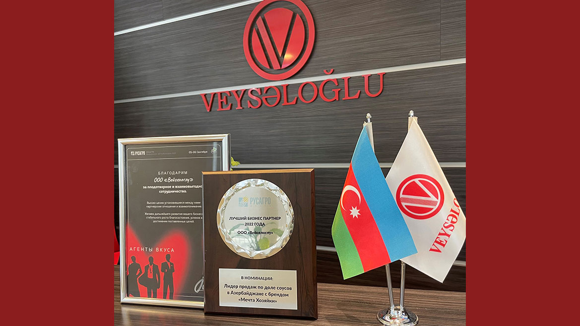 “Veysəloğlu Distribusiya” şirkəti iri istehsalçı tərəfindən mükafata layiq görülüb