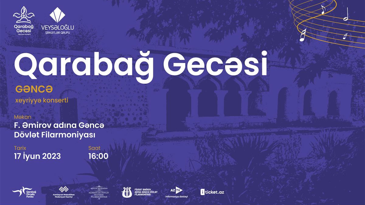 Şirkətlər Qrupumuz “Qarabağ gecəsi” xeyriyyə konsertinin baş sponsorudur