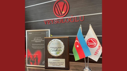 “Veysəloğlu Distribusiya” şirkəti iri istehsalçı tərəfindən mükafata layiq görülüb