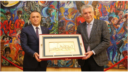 İstanbul Sənaye Palatasının nümayəndə heyəti ilə “Veysəloğlu” rəhbərliyi arasında görüş olub