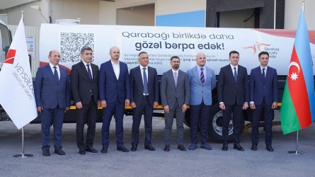 “Veysəloğlu” Zəngilanın Ağalı kəndinə suvarma avtomobili ianə etdi
